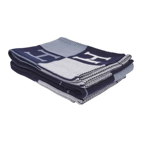 hermes avalon blanket blue